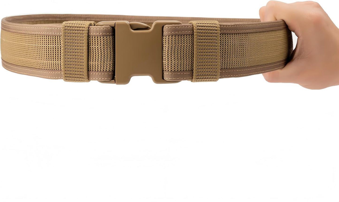 Security EMS EMT Firefighters Work Belt 2" Wide Camping Hiking Utility Tool Belt Airsoft Paintball Gear Holster Belt