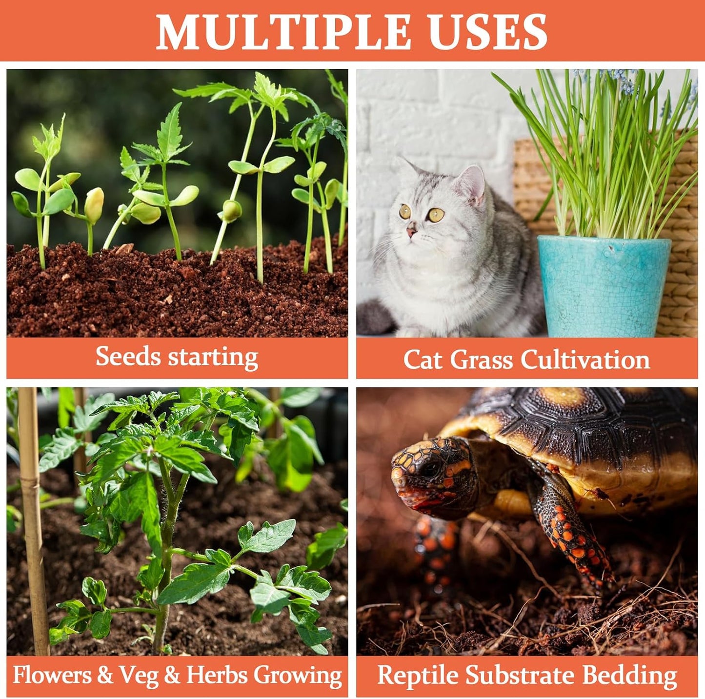 Legigo 100 Pcs 40mm Organic Coco Coir Pellets for Plants- Compressed Coconut Coir Potting Soil, Coco Fiber Pellets Coco Coir Soil for Planting, Garden, Bonsai, Herbs, Flower & Vegetables