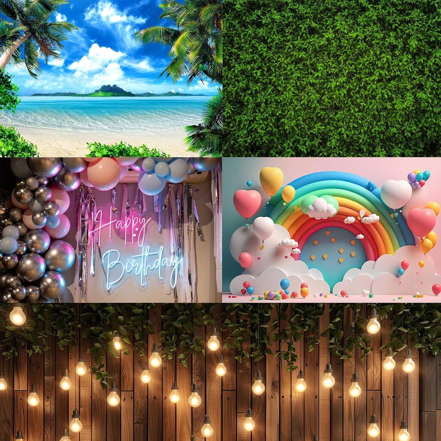 Aquarium Background Underwater Bioluminescent Life Coral Terrarium Backdrop White Coral Lush Moss Fish Tank Background Rock Sunlight Rays Tank Aquarium Wallpaper Poster Vinyl 24x16in