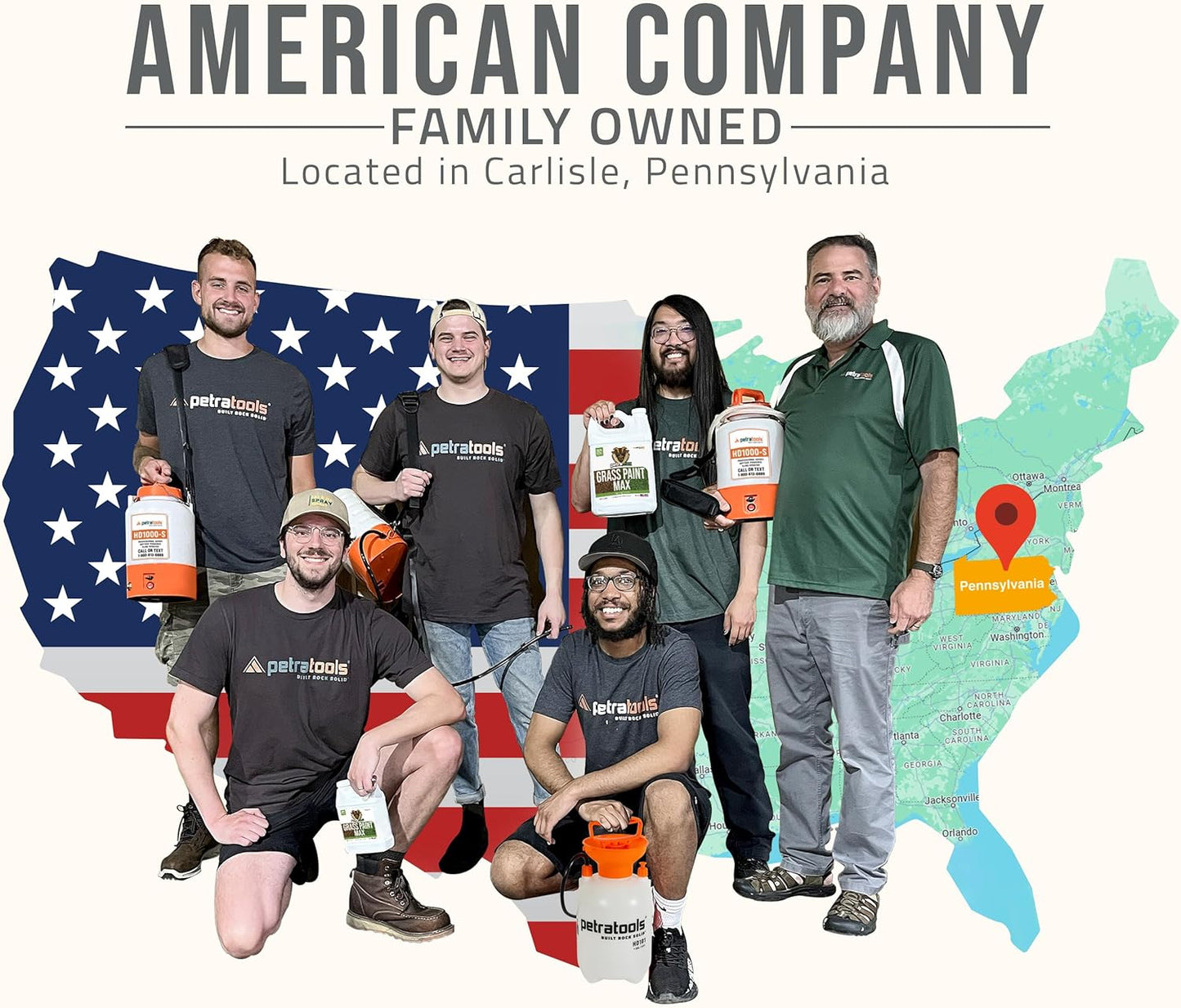 PetraTools Battery Powered Sprayer 1 Gallon - HD1000-S - Heavy Duty Electric Sprayers in Lawn and Garden for Weed/Pest Control, Watering & More - with 8 Nozzles & Strap (1 Gallon ProKit)