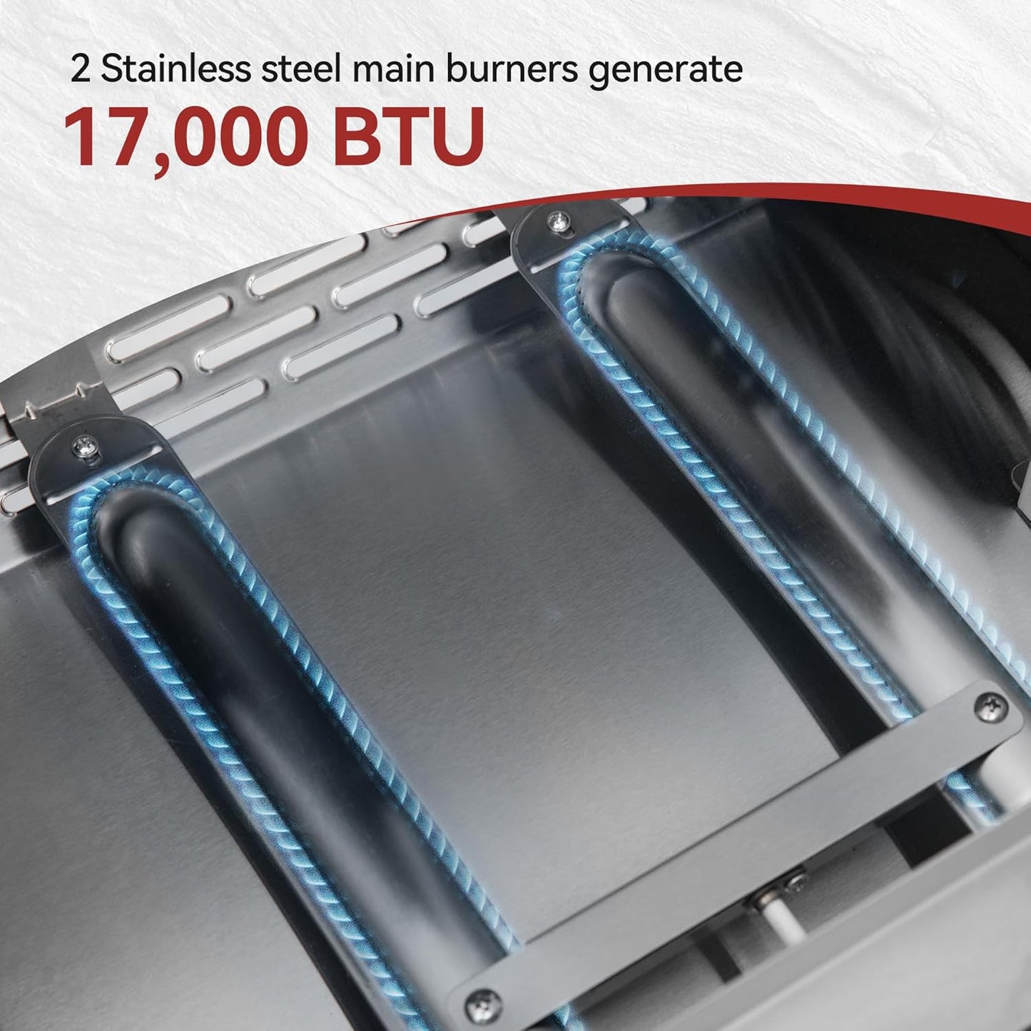 Royal Gourmet PD1305H 3 Burner Propane Gas Grill and Griddle Combo with Lid, 3-in-1 Grill Griddle Combo with 29,000 BTUs Output for Outdoor Cooking, 364 Sq. In. Cooking Area, Silver & Black