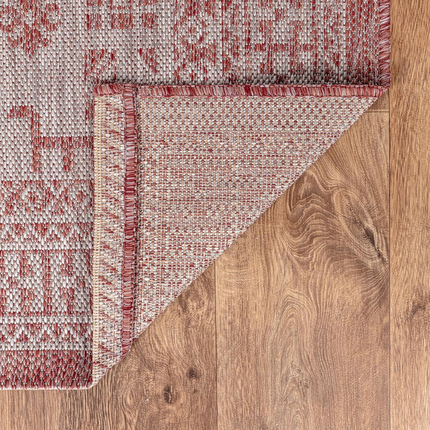 Keen Home Design Terrace Outdoor Area Rug - 4x6 Washable Indoor/Outdoor Rug for Patio, Kitchen, Balcony, Beach, Garden, Deck and Porch, Size: 3'10"x5'7"