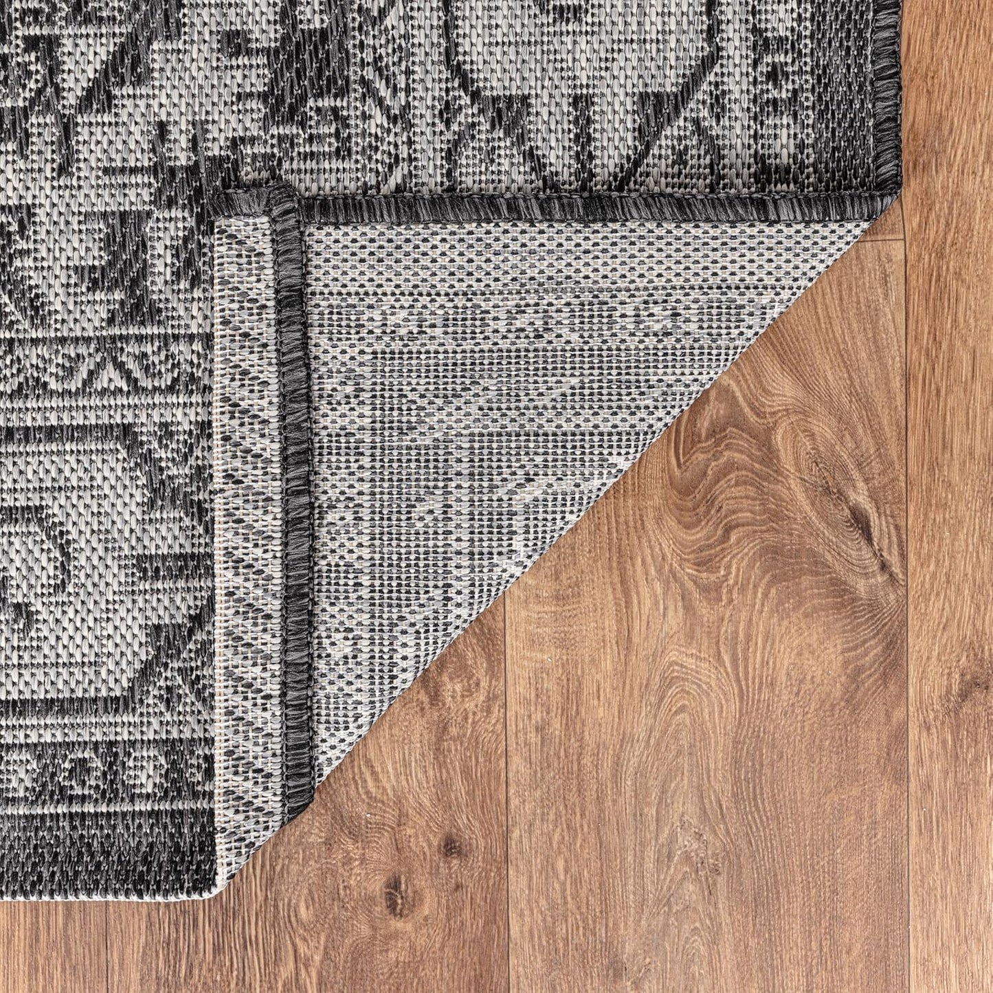 Keen Home Design Terrace Outdoor Area Rug - 4x6 Washable Indoor/Outdoor Rug for Patio, Kitchen, Balcony, Beach, Garden, Deck and Porch, Size: 3'10"x5'7"