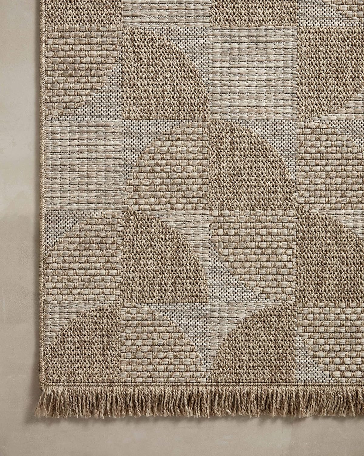 Loloi Dawn Collection Indoor/Outdoor DAW-08 Beige 2'-3" x 7'-7" Runner Rug