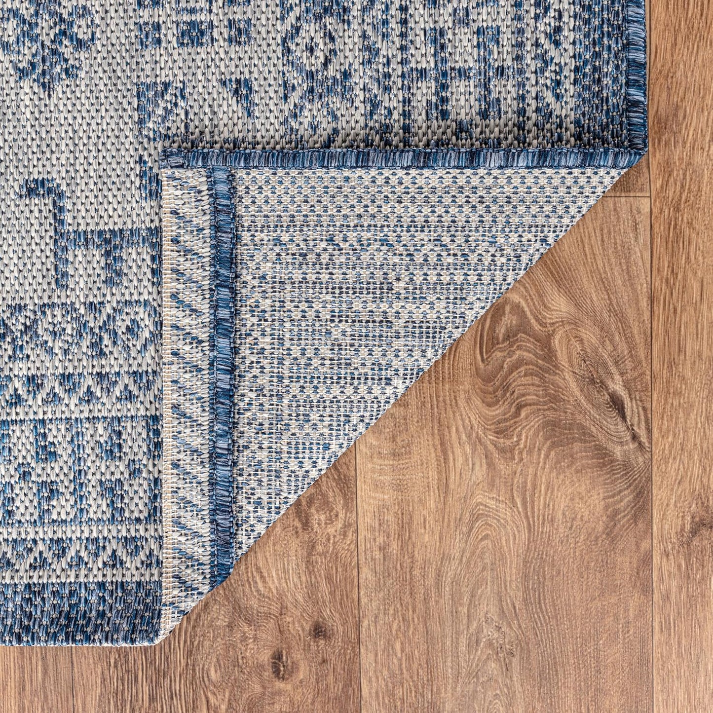 Keen Home Design Terrace Outdoor Area Rug - 10x14 Washable Indoor/Outdoor Rug for Patio, Kitchen, Balcony, Beach, Garden, Deck and Porch, Size: 10'x14'