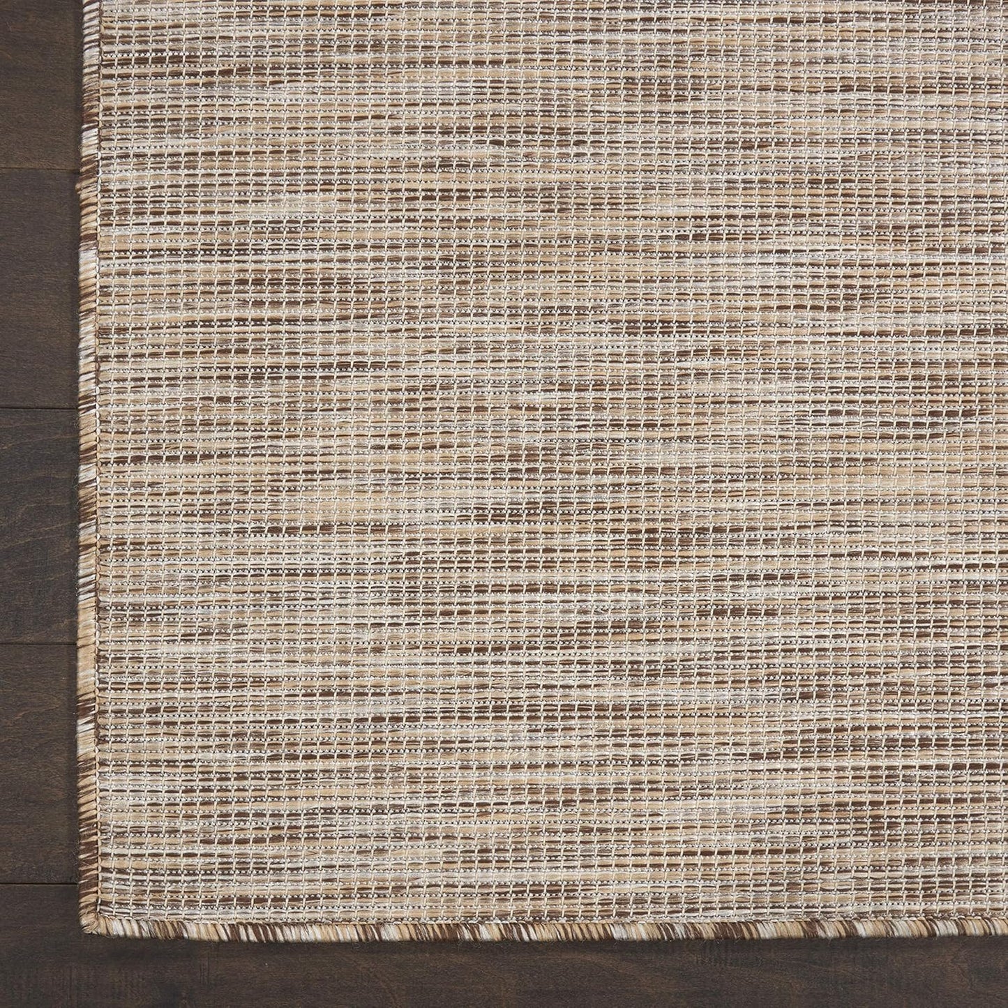Nourison Positano Indoor/Outdoor Beige 2'2" x 12' Area Rug, Easy Cleaning, Non Shedding, Bed Room, Living Room, Dining Room, Backyard, Deck, Patio (2x12)