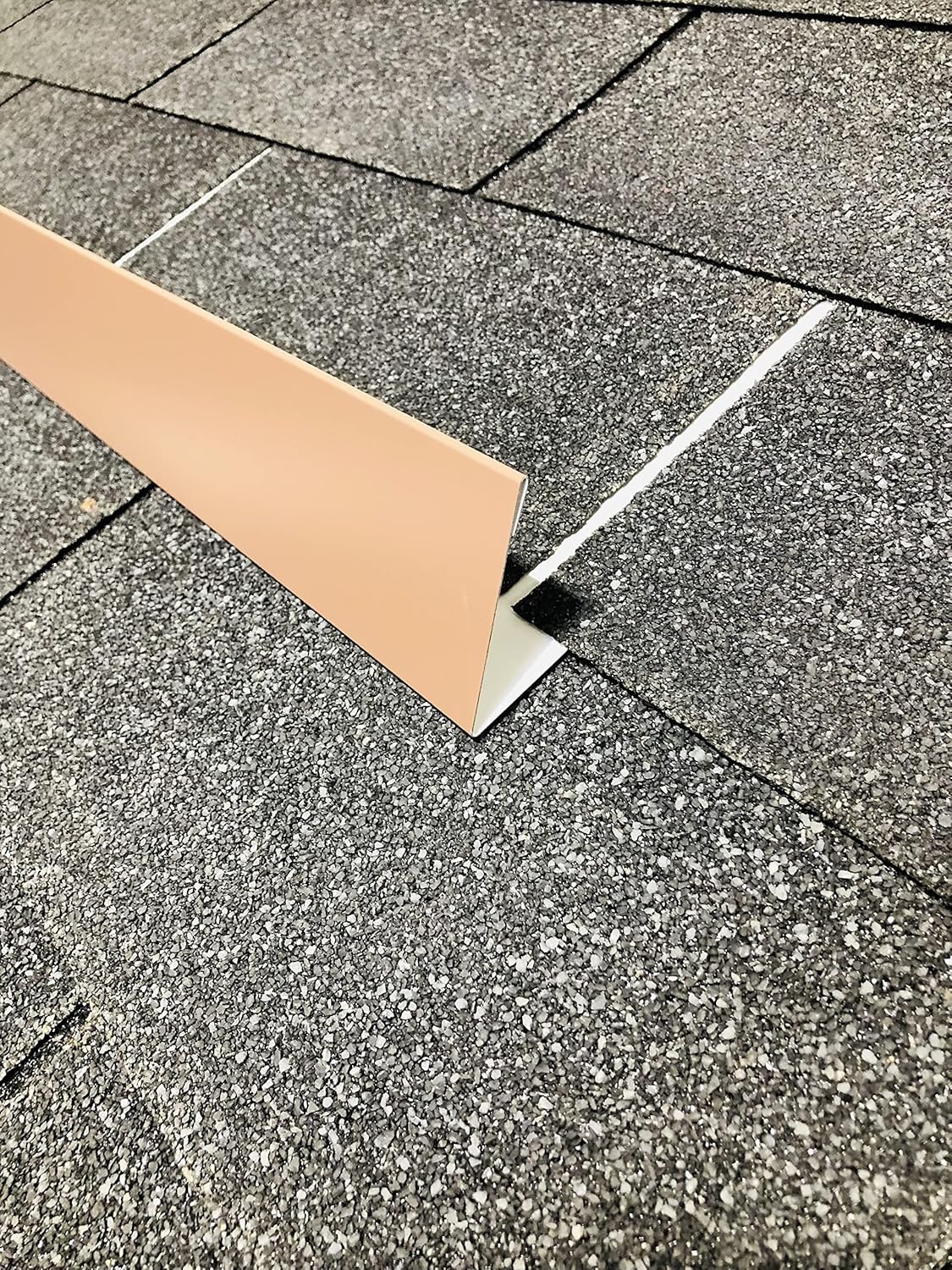 EAGLE 1- Shingle Roof Rain Diverter 40 Inches Long- 26 Gauge Material- Easy to Install- Includes Stainless Steel Nails (2, Brown)