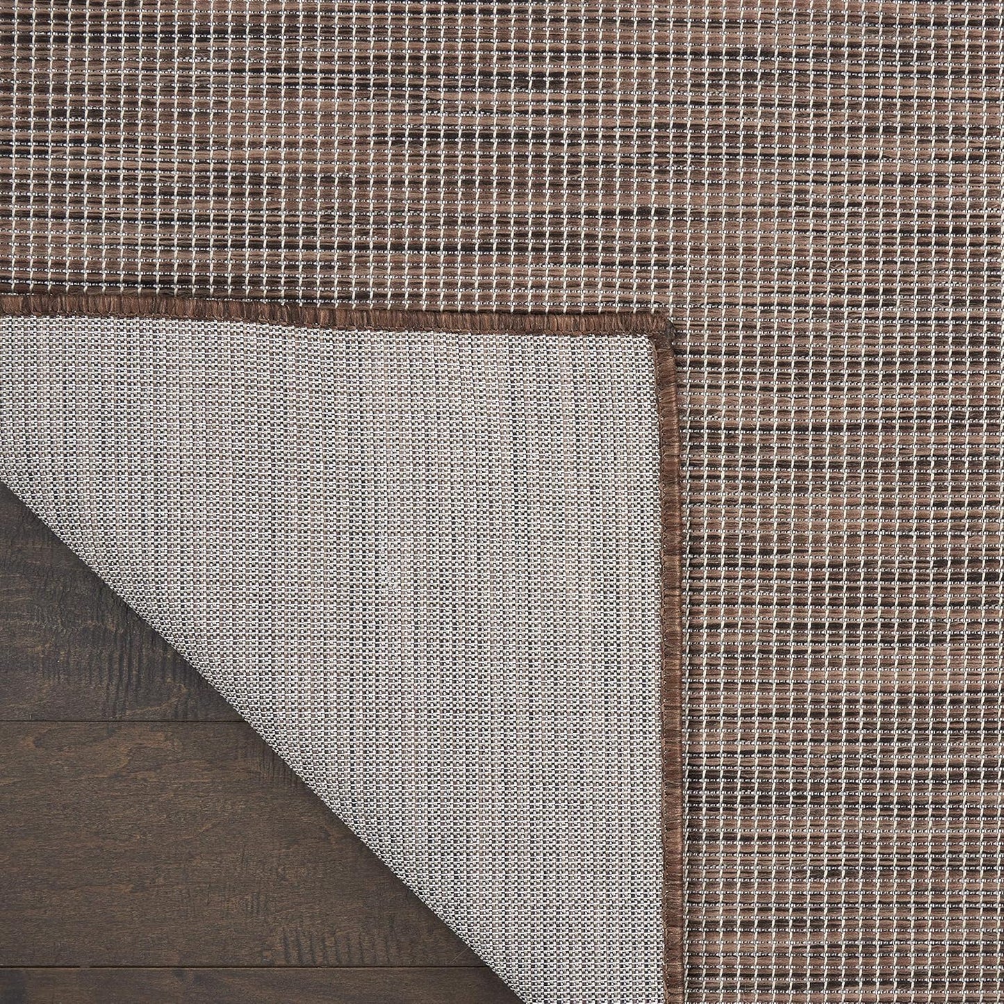 Nourison Home Positano 10' Runner Natural Fabric Modern Area Rug (10' Runner)