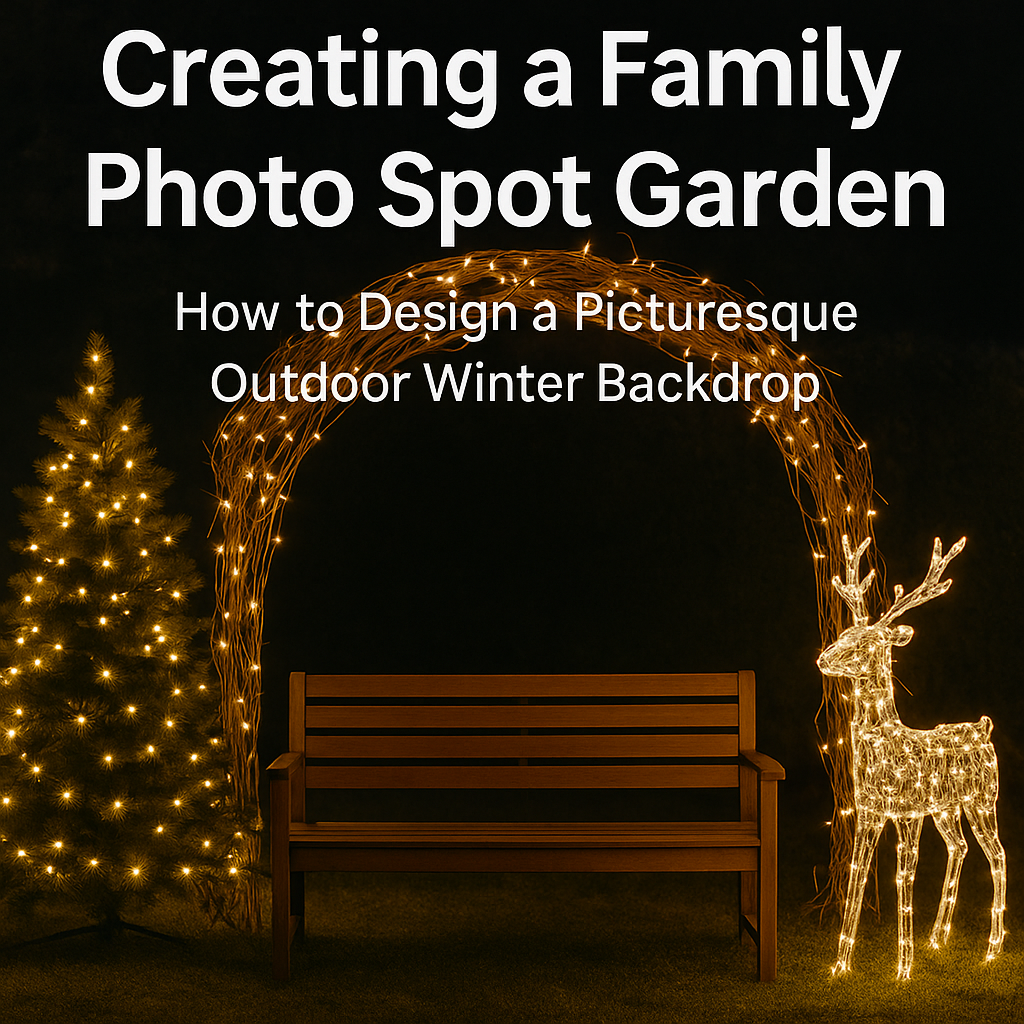 🎄 Create a Family Photozone Garden That Shines All Winter