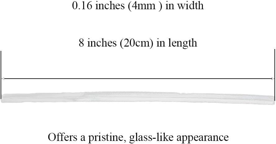 HAHIYO 300Pcs 8inches Cear Metal Twist Ties Bread Candy Coffee Bag Ties Plant Garden Twist Ties for Cellophane Treat Bags Gift Wraping Bags Plastic Bags Halloween Party Cake Present Art Crafts