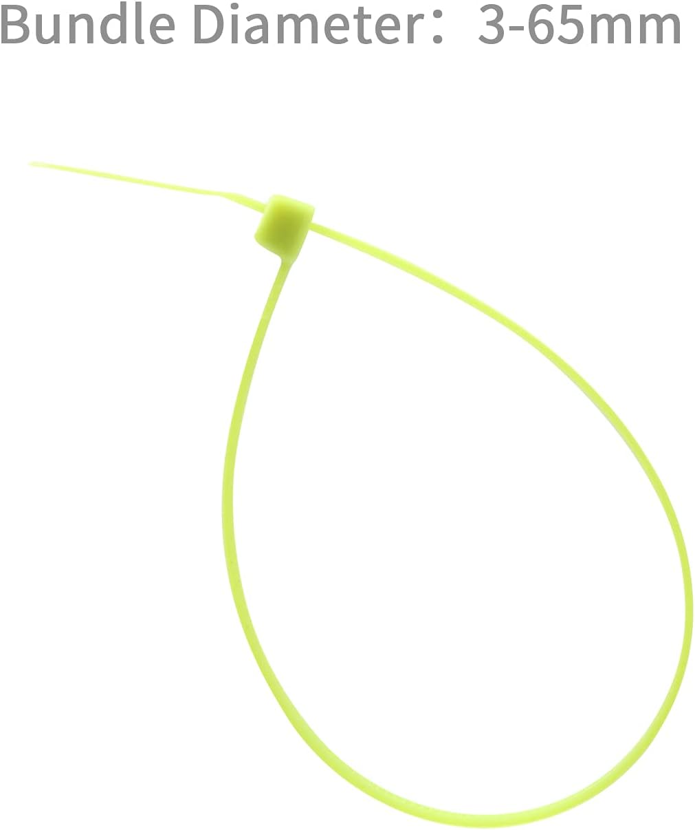 XINGO 10 Inch Cable Zip Ties (500 Pack), 40 Lbs Tensile Strength-Heavy Duty, Self-Locking Nylon Plastic Nylon Wire Ties for indoor and outdoor (Apple Green)