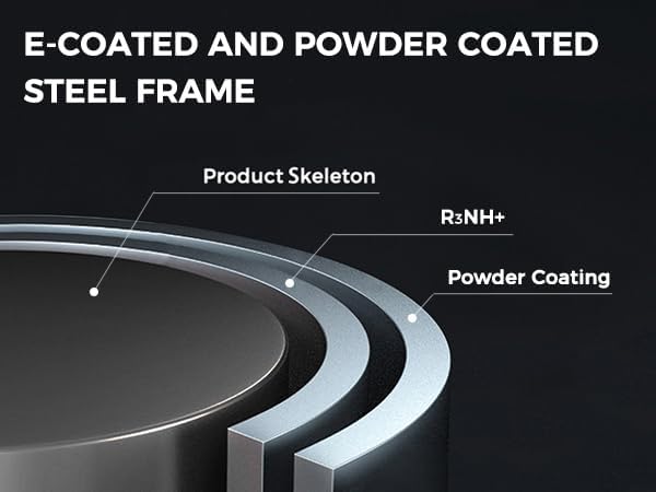 Grand patio 52" Farmhouse Outdoor Bench, Garden Benches with Rust Free Metal Powder Coated Frame and Aluminum Backrest, Faux Wood Grain Finish Frame Patio Bench for Front Porch,Gray-White