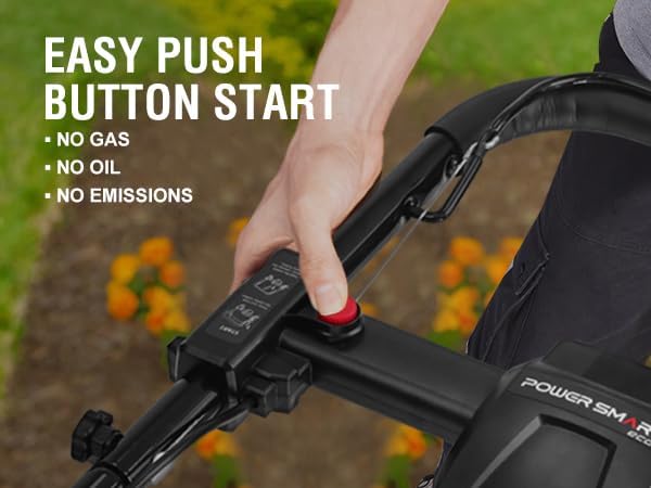 Powersmart 80V 21" Brushless Cordless Lawn Mower (Push) Battery Lawn Mower with 6.0Ah Battery and Charger