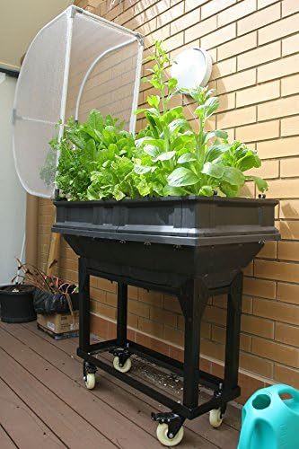 vegepod - Raised Garden Bed - Self Watering Container Garden Kit with Protective Cover, Easily Elevated to Waist Height, 10 Years Warranty (Small, Trolley)