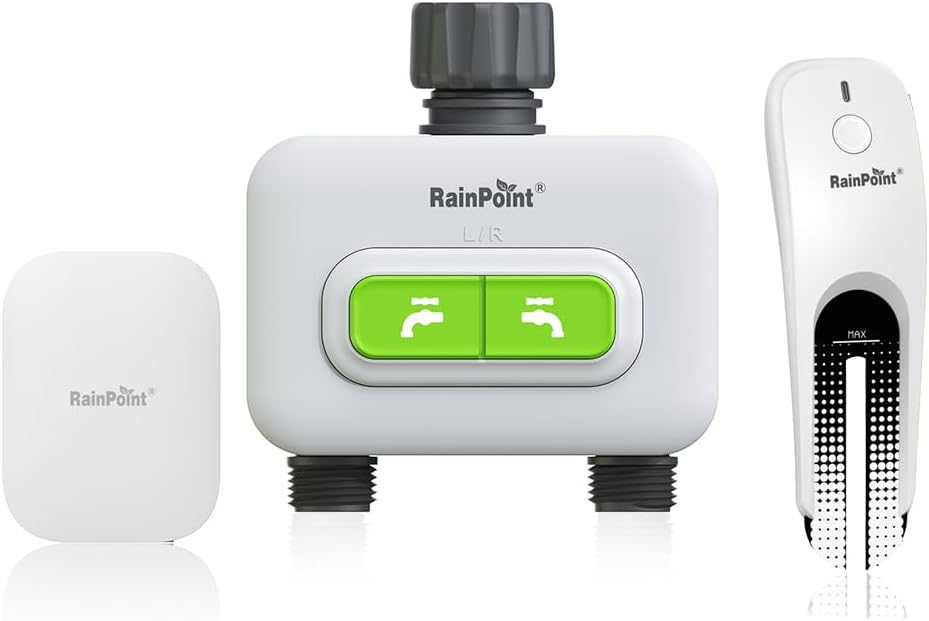 RainPoint 2-Zone Hose Timer & Soil Moisture Kit