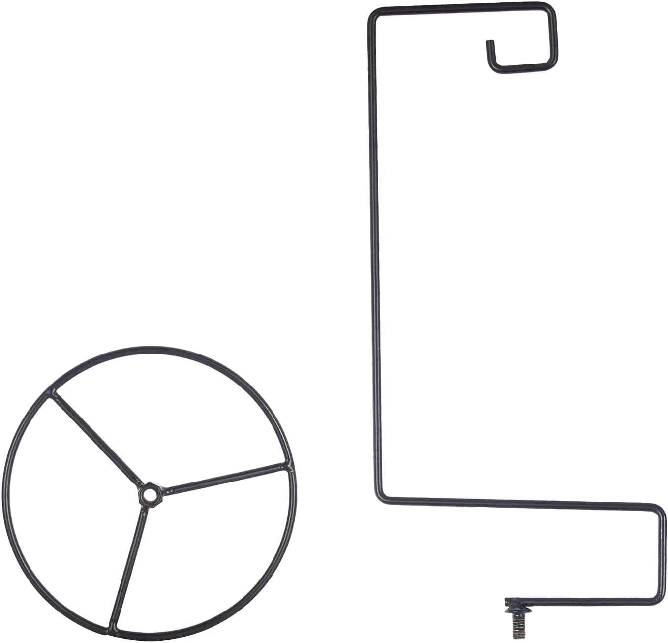 Ornament Display Stand Air Plant Stand Iron Hanging Stand Flower Pot Stand Rack Holder for Hanging Glass Globe Witch Ball Terrarium Christmas Ornament