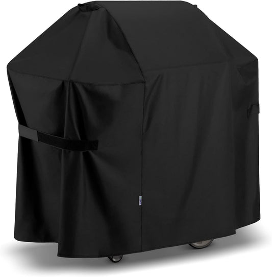 SunPatio BBQ Grill Cover 52 Inch, Outdoor Durable Waterproof Gas Barbecue Cover, Compatible for Weber Spirit 200 and 300 Series, Charbroil and Kenmore Grills, Compared to Weber 7106, 52" x 26" x 43"H
