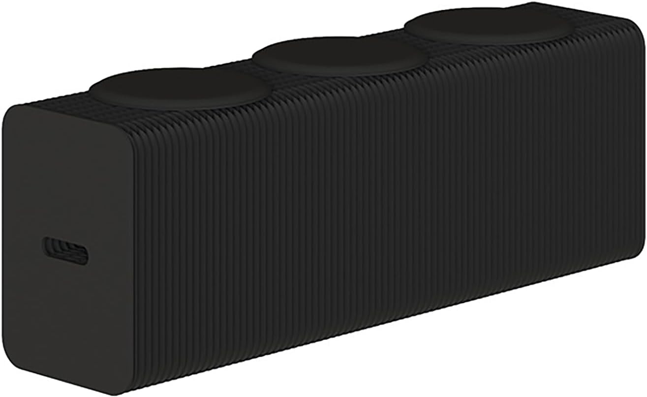 Foldable Kraft Paper Stool, Honeycomb Accordion Folding Bench, Collapsible Paper Stool for Small Spaces, Portable Footrest and Side Table for Living Room and Office,Black-44×31×150cm