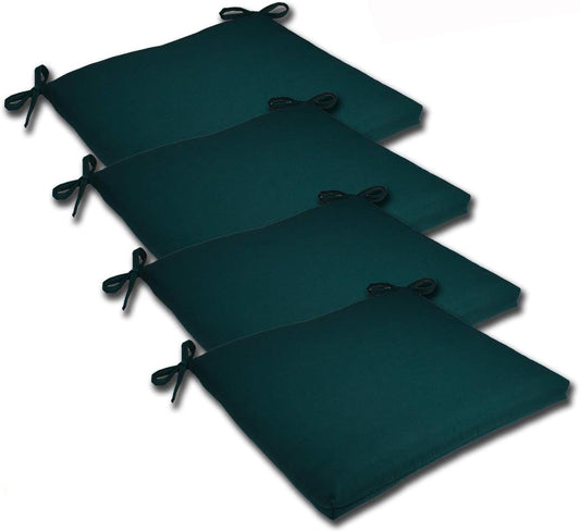 Comfort Classics Set of 4 19W x 17Dx 2H Spun Polyester Outdoor SEAT Cushion in Solid Spruce Inc.
