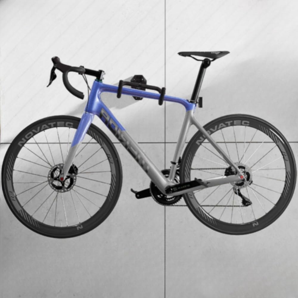 Bicycle Wall Mount Rack, Adjustable Angle, Foldable Design, with Mounting Hardware, Black (Screw fixation)