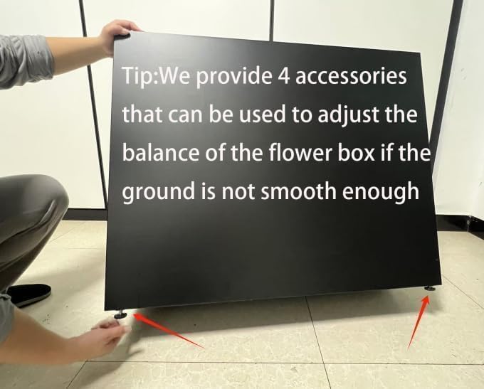 38" L x 13" W x 30" H Metal Tall Rectangular Planter - Large Planter Box for Outdoor Patio/Porch Modern Design for Plants, Flowers, Garden,Spliced Flower Pot (Navy)