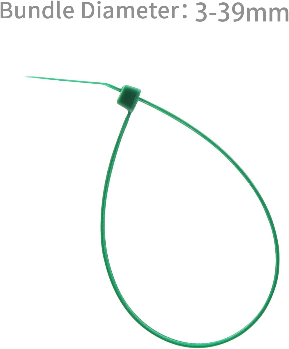 XINGO 100PCS Cable Zip Ties Heavy Duty, Premium Nylon Plastic Wire Ties with 50 Pounds Tensile Strength, Self-Locking Black Nylon Zip Ties for Indoor and Outdoor (6 inch, Green)