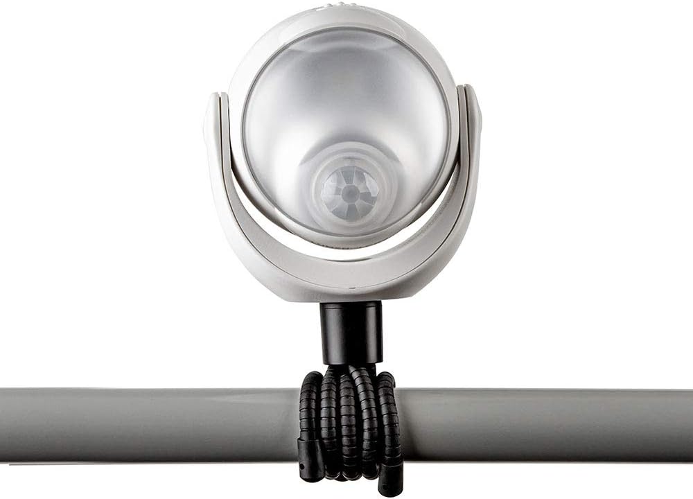 Limitless Innovations Lumenology Portable LED Motion Sensor Light Provides 148 Lumens with a 13 ft Detectable Range and Flexible Tripod Base with Magnetic Option – Indoor/Outdoor (White)