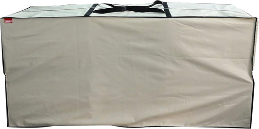 Outdoor Rectangular Cushion/Cover Storage Bag, Protective Zippered Storage Bags with Handles, 60"X20"X28" Beige