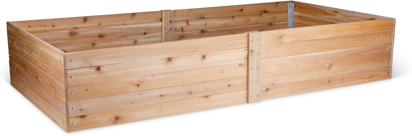 Infinite Cedar Select Cedar Raised Garden Bed (4' x 8' x 17.5" H)