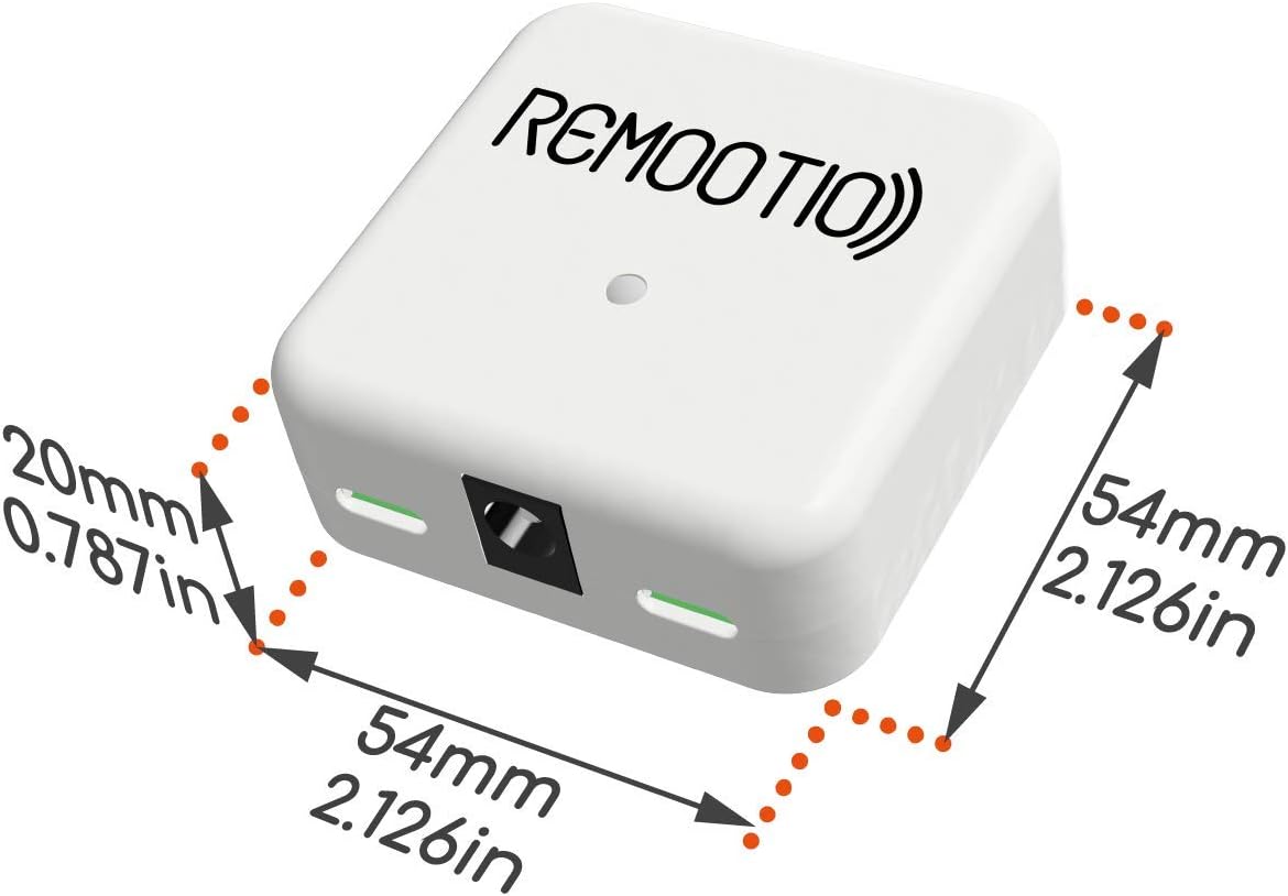 2 WiFi and Bluetooth Smart Garage Door opener with iOS and Android App, Apple Home (HomeKit), Amazon Alexa, Google Home, SmartThings, Siri Shortcuts compatible. With sensor and power adapter.