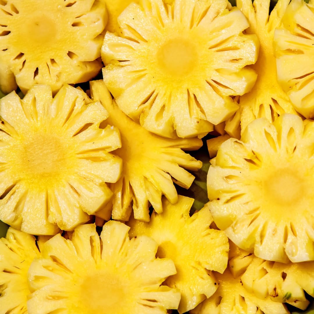 Pineapple Plant Live, Sugarloaf Pineapple Tree Shrub Bush, Starter Plant 4-7 Inches Tall, Outdoor Growing, No Pot, Sweet Flavor