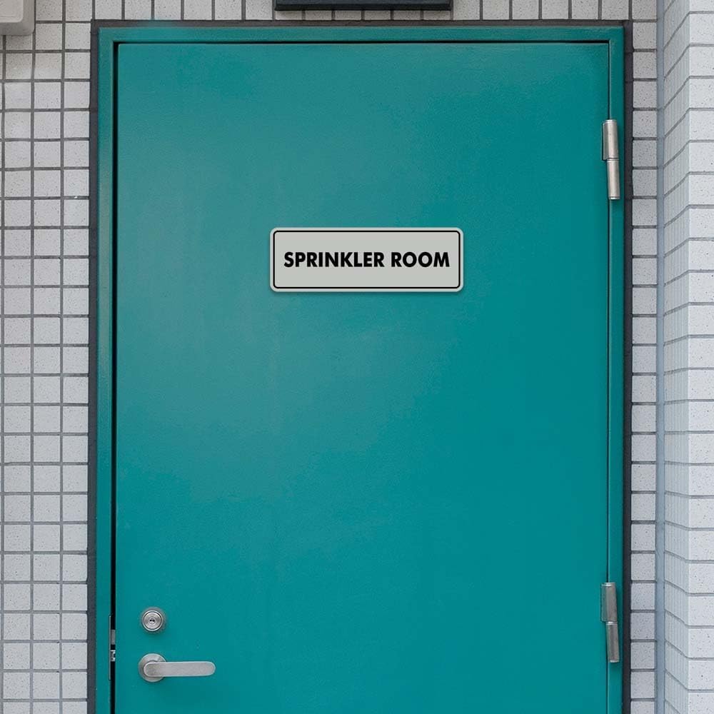 Signs ByLITA Standard Sprinkler Room Sign (Blue) - Medium