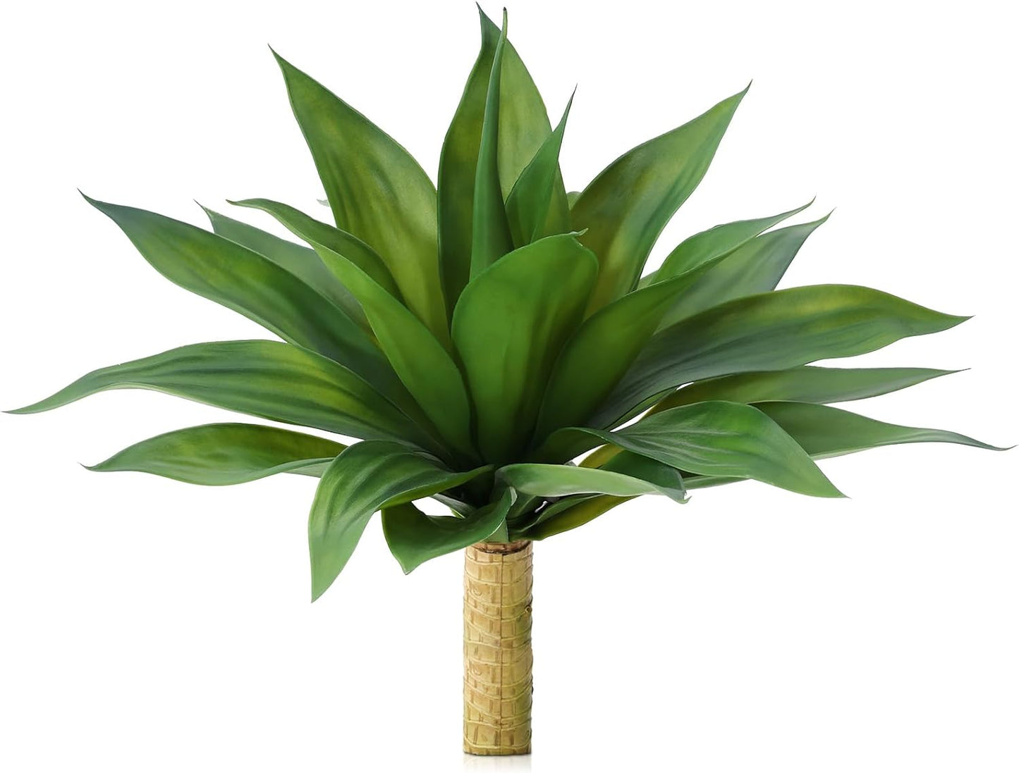 Artificial Plants Outdoor,UV-Resistant Fake Agave Succulent Plant 23 Inch Medium Size Faux Succulents Stems for Indoor Realistic & Natural Home Decor Plants for Office Housewarming