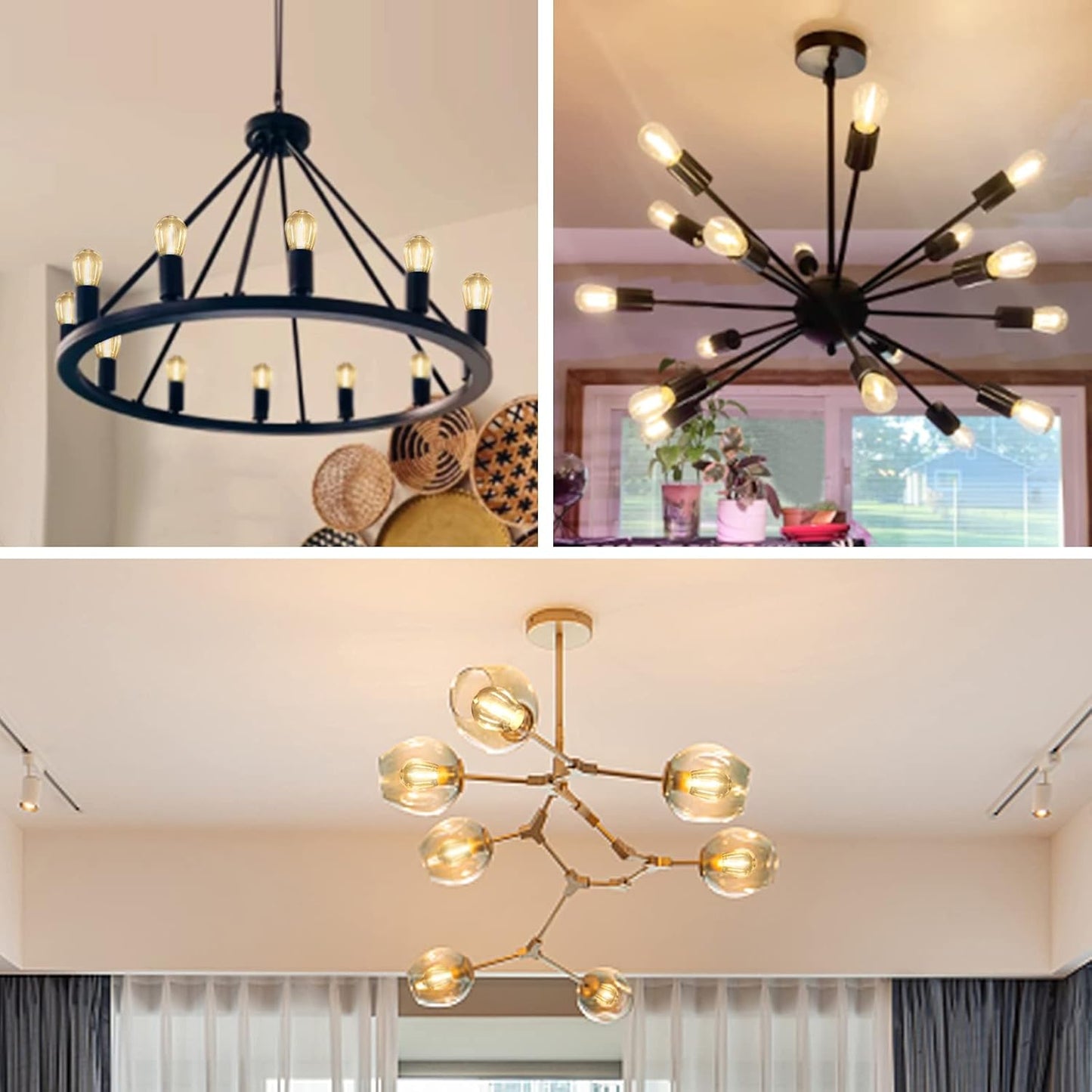 BRIMAX 2w S14 Led Edison Light Bulbs Outdoor 11w Incandescent Filament Bulb Replacement 2700K Bright Warm White Dimmable, E26 Base Durable Led Bulb for Outdoor Patio String Light,15pack