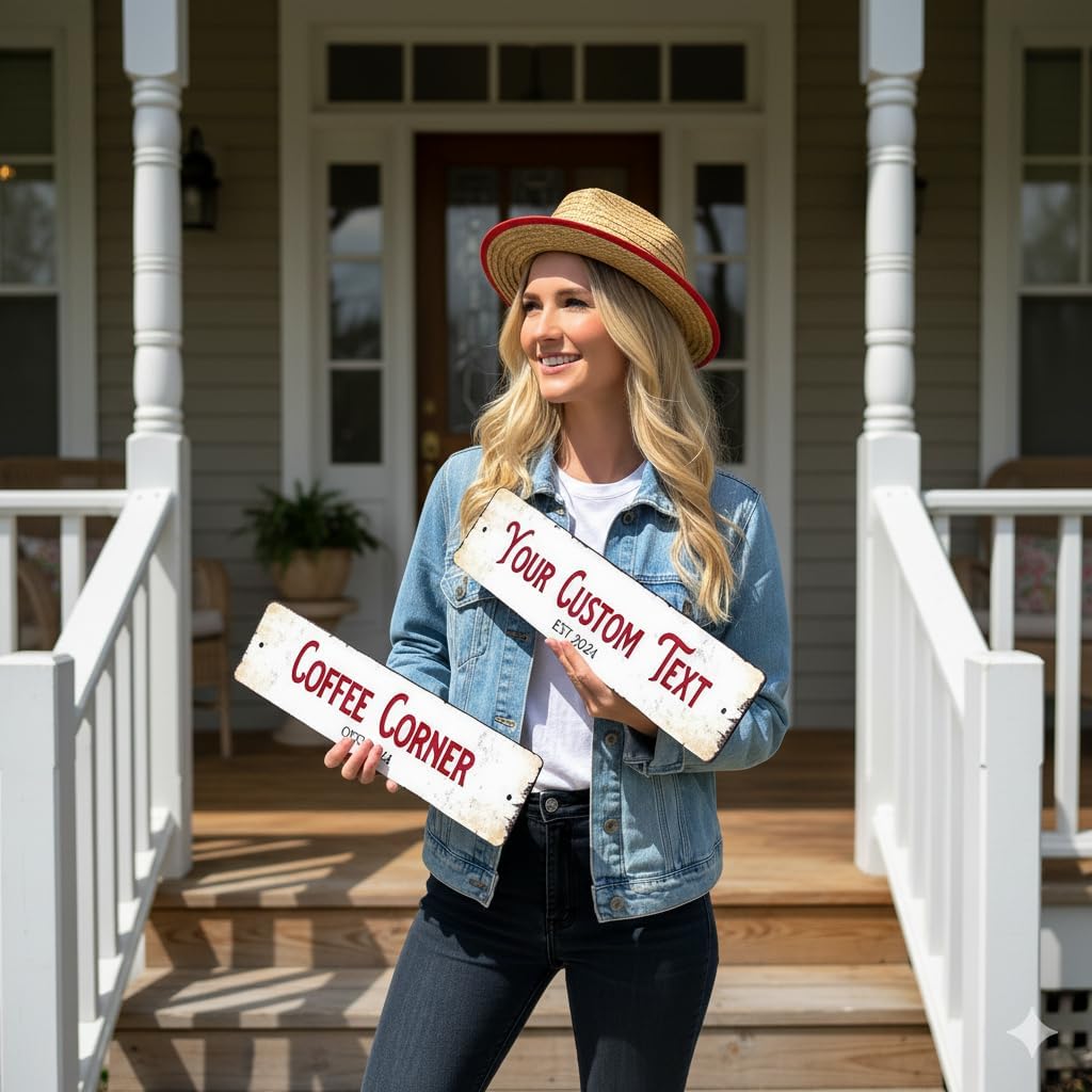 Custom Wooden Wall Sign, Personalized Rustic Wall Plaque, General Use Indoor Decor, Office, Room, Coffee Corner, Shed, Hallway Nameplate, Custom Sign with Any Text