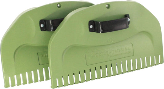 Pick-Up Paws | Premium Leaf Hand Scoops | Garden Grabber Tool for Grass, Clippings, Twigs, Debris or Needles | Set of 2 Lawn & Leaves Clean-Up Yard Rakes | Made in USA by Vertex Products | Model EX700