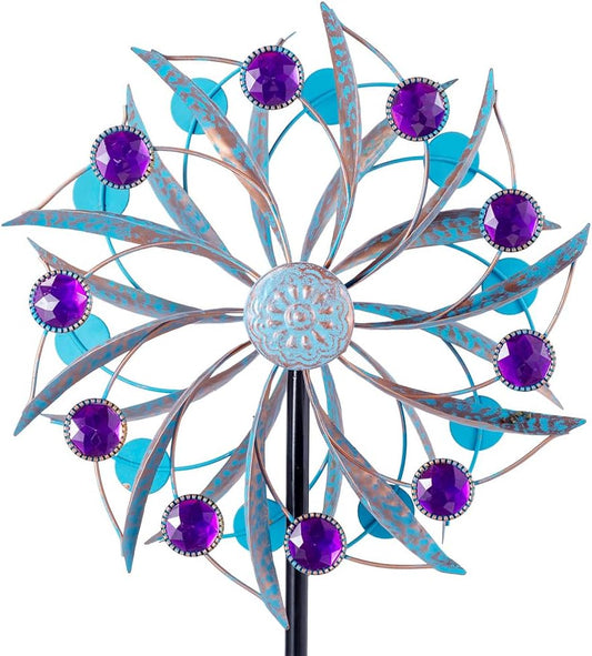 Wind Spinners Outdoor, 59" H*13" W Metal Windmill for Yard Patio Decorations, Kinetic Wind Sculpture Dual Direction for Lawn Ornaments