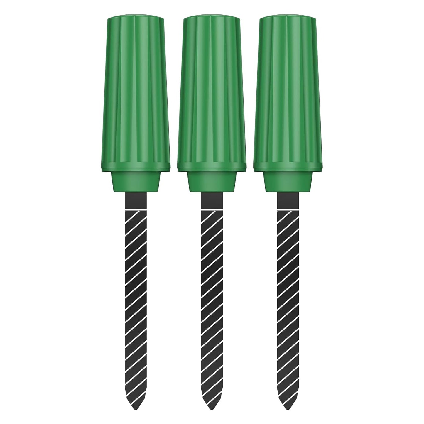 THIRDREALITY Smart Soil Moisture Sensor 3Pack,Zigbee hub Needed,Capacitive Probe,Moisture/Temperature Meter for Garden Planting,Compatible with Homey,Hubitat, SmartThings,Home Assistant