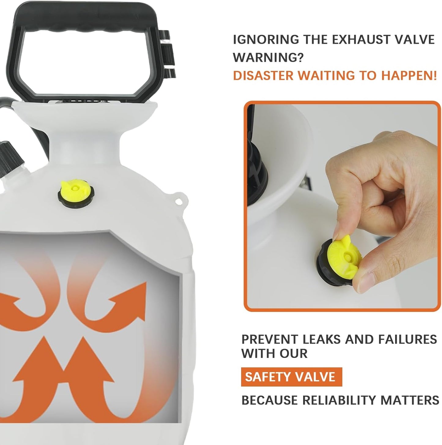 2Gallon/7.56L Pressure Sprayer - Multi-Use Pump Mister for Garden, Lawn & Home with 2 Nozzles, Shoulder Strap & Gloves - Ideal as Weed, Plant & Water Sprayer