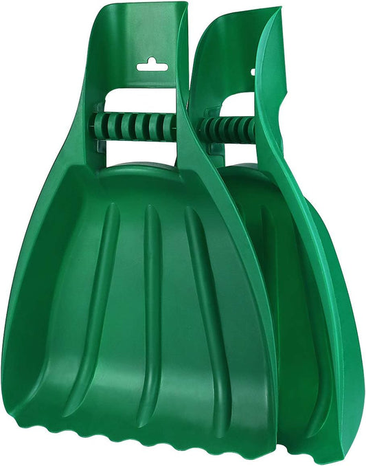 Eastrans Large Leaf Scoops and Hand Rake Claw, Ergonomic Hand Held Garden Rake Grabbers for Picking up Leaves,Grass Clippings and Lawn Debris