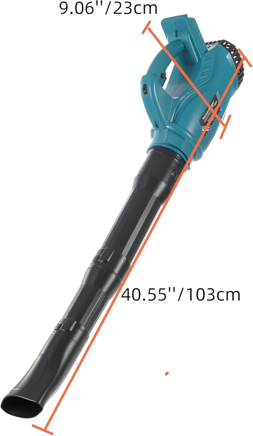 Cordless Leaf Blower with 4000mAh Battery,180MPH Battery Powered Blower,6 Speeds Electric Handheld Leaf Blower for Snow Blowing & Lawn Care