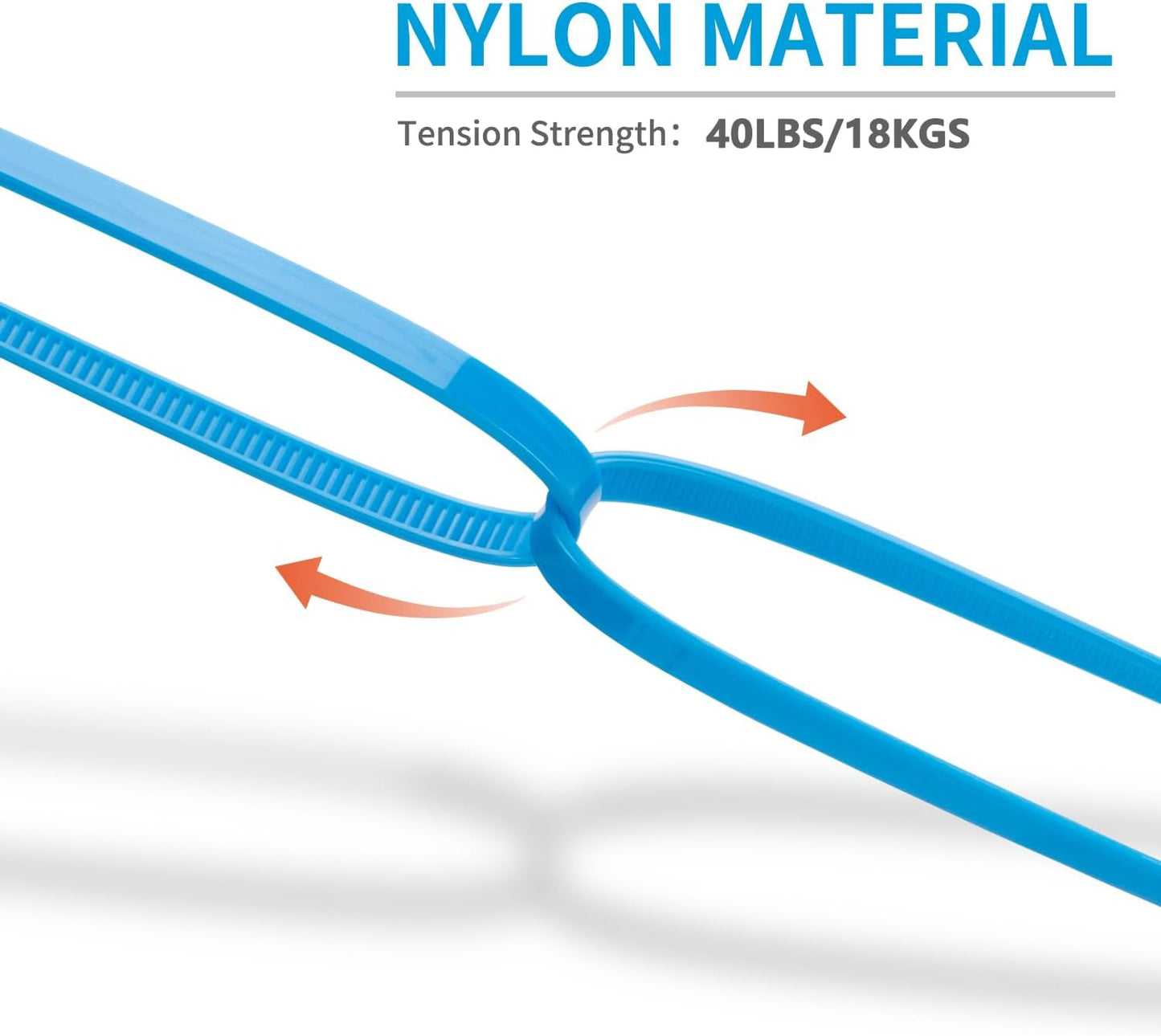 6 Inch Red Zip Tie 1000 PCS, 18 Lbs - Small to Medium Zip Tie, Nylon PA66 UV Resistant Cable Tie for Indoor and Outdoor Use - Ideal for bundling and securing objects