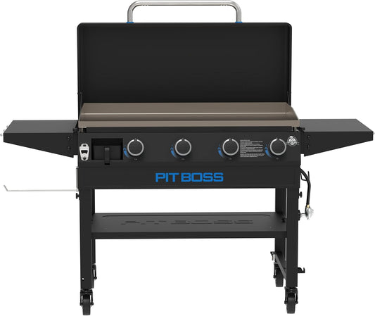 Pit Boss 10963 4-Burner Gas Griddle, Black