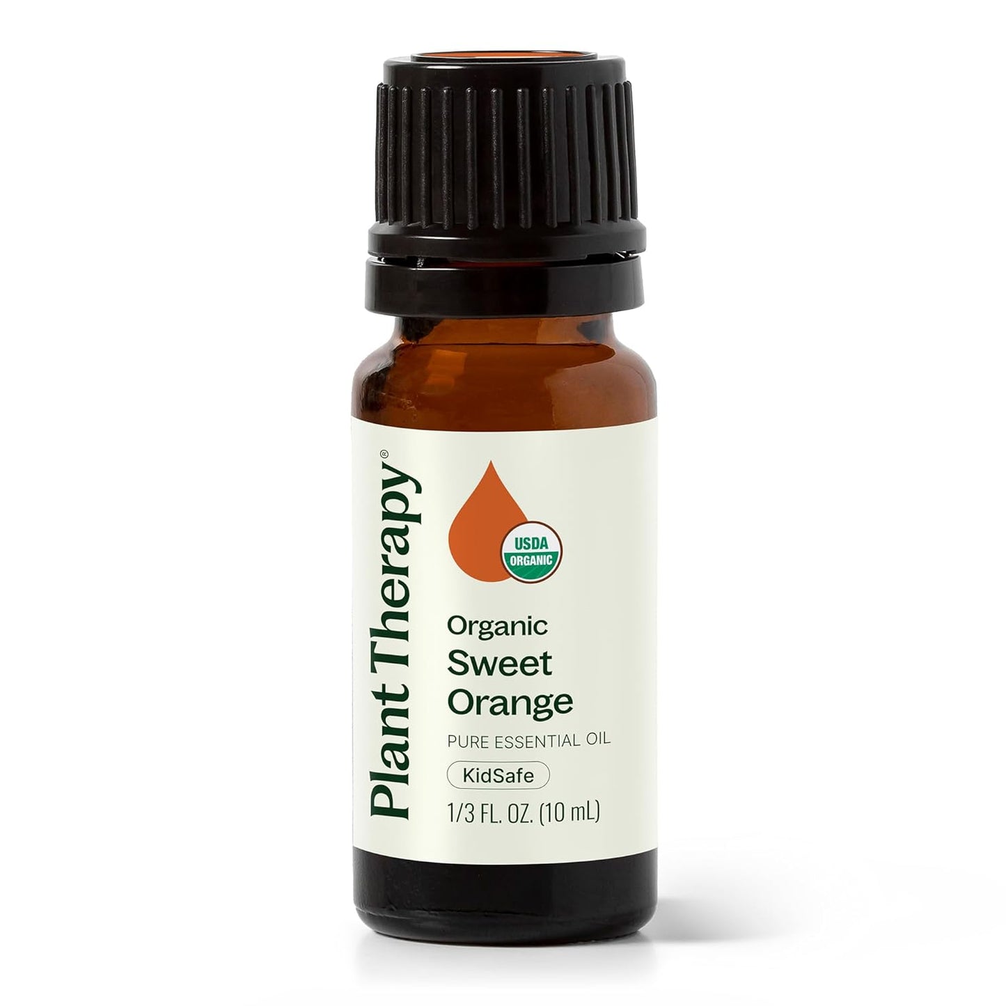 Plant Therapy Sweet Orange Organic Essential Oil 100% Pure, USDA Certified Organic, Undiluted, Natural Aromatherapy, Therapeutic Grade 10 mL (1/3 oz)