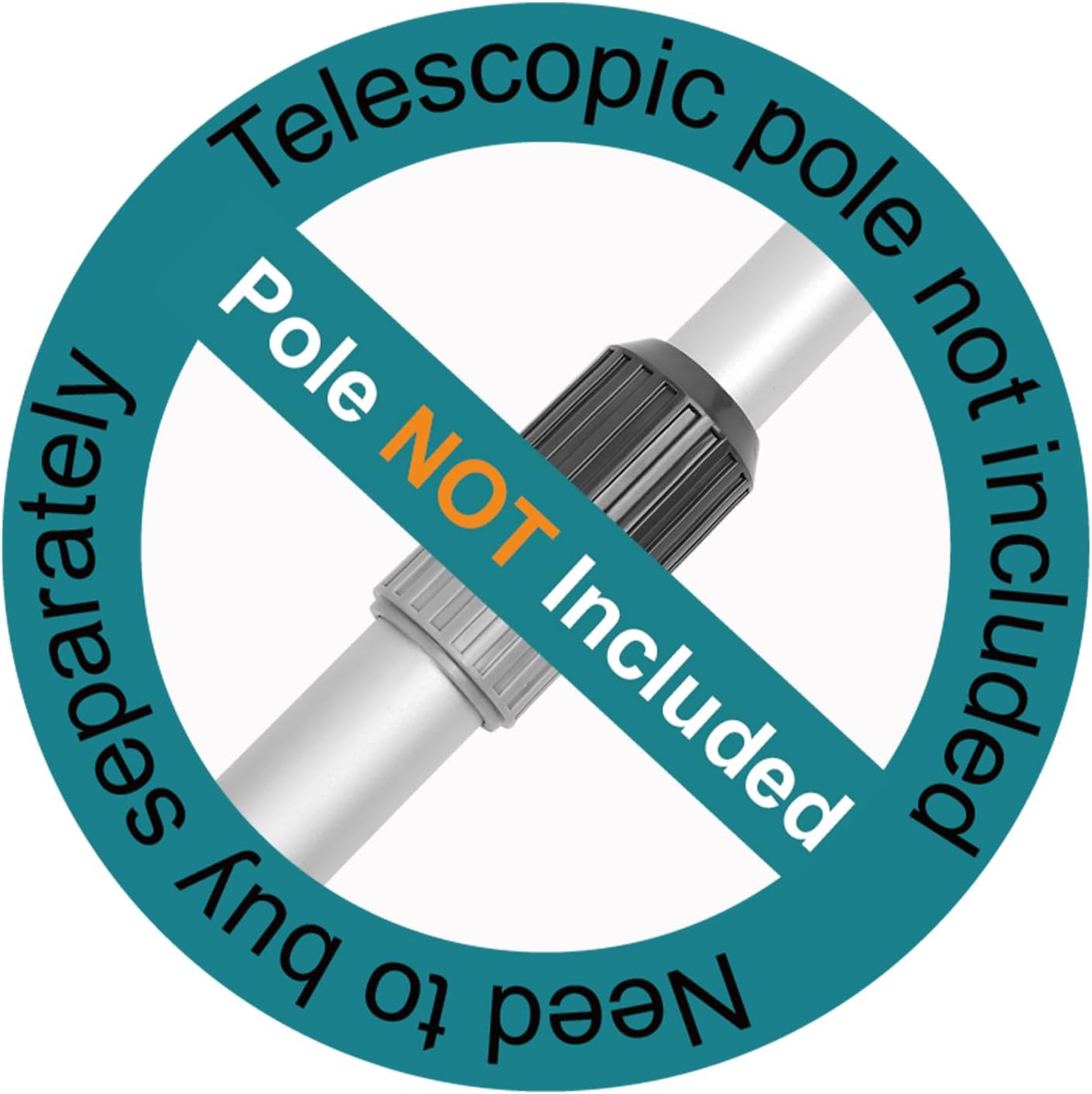 POOLWHALE Professional Pool Skimmer Net, Upgraded Extra Wide Scoop Edge, Swimming Leaf Rake with Ultra Fine Mesh Deep Nylon Net Bag - Pool Nets for Cleaning Leaves, Debris (Not Pole)