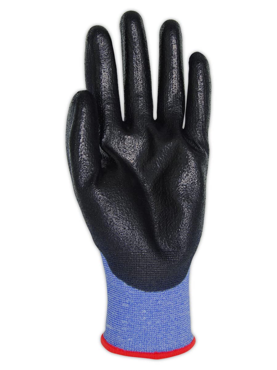 MAGID D-ROC ANSI A4 AeroDex Polyurethane Palm Coated Work Gloves, 1 Pair, Size 5/2XS, GPD482