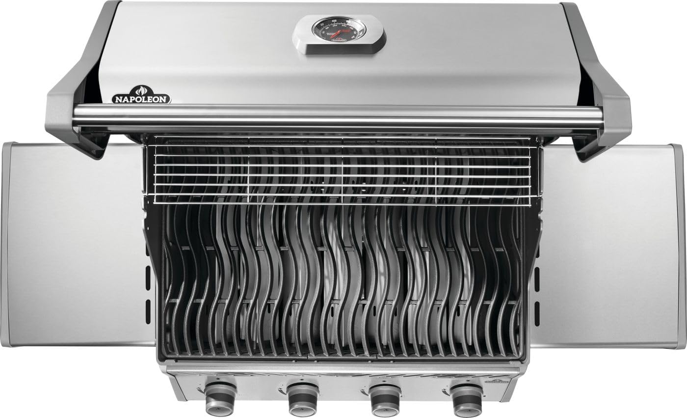 Napoleon Rogue 525 Natural Gas Grill, Stainless Steel, Durable 4-Burner Gas Grill