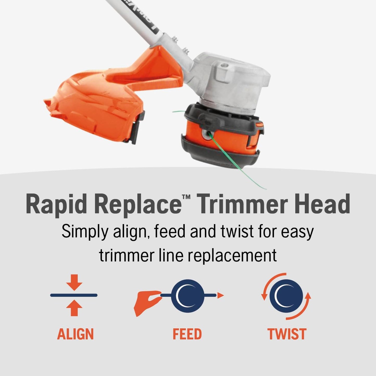 Husqvarna WeedEater 320iL Cordless String Trimmer with 4 Ah Battery and Charger, 16-Inch Straight Shaft Electric Weed Eater with Rapid Replace Trimmer Head for Seamless String Reloading, 970480104