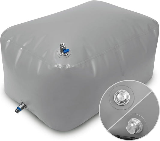 Water Storage Bladder for Drinking, TPU Water Bladder Tank, No BPA & PVC Portable Collapsible Flexible Container for RV Camping, Emergency Water Supply & Irrigation, Food-grade Materials, 100 Gallon