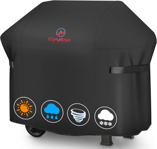 BBQ Gas Grill Cover, 48 Inch for Weber Spirit 2, Waterproof Weather Resistant, UV & Fade Resistant, PU Coating for Weber Spirit II 200 Series, Spirit 200, Spirit II E210 Gas Grill